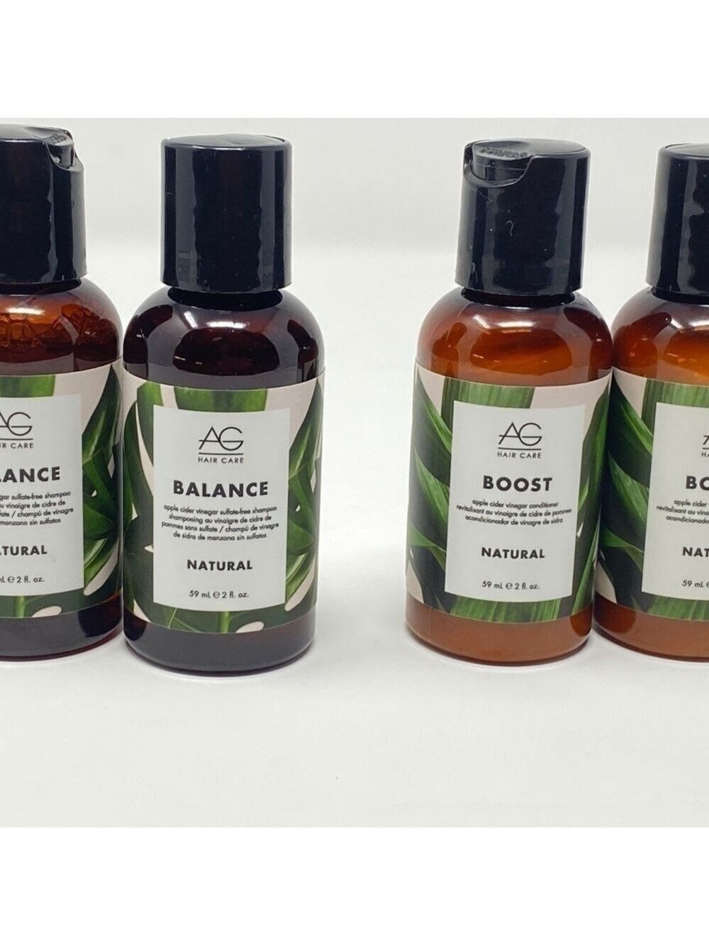 AG Natural Balance & Boost - 8 Apple Cider Vinegar Shampoo & 2-Conditioner 10 pc